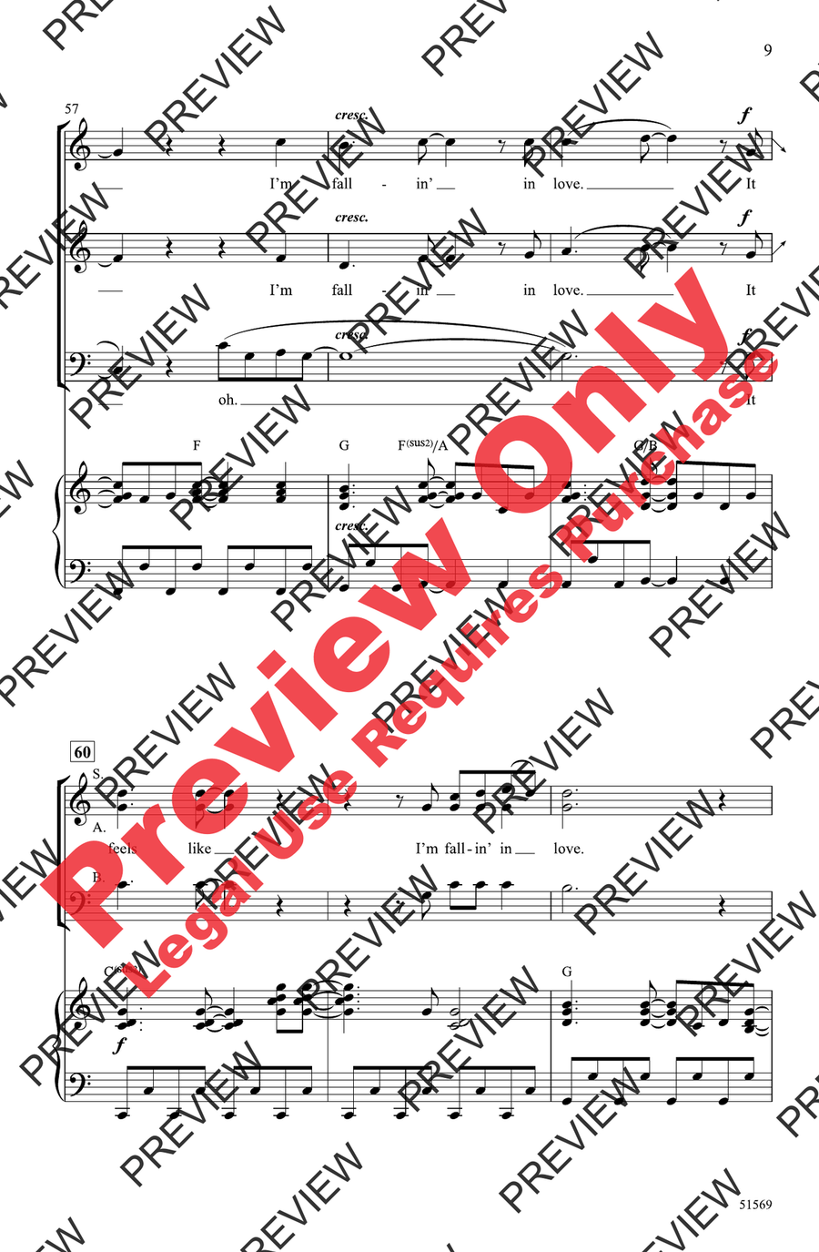 feelslikeimfallinginlove feelslikeimfallinginlove 3-Part scores gallery preview page 9