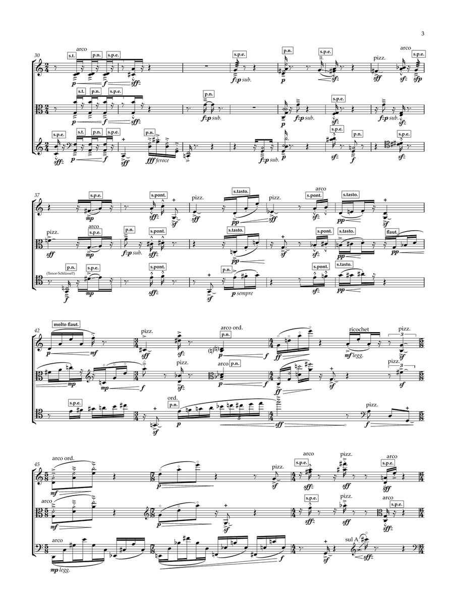 String Trio No. 2 'Pas de Trois' (Score and Parts) String Trio - Sheet Music page 4
