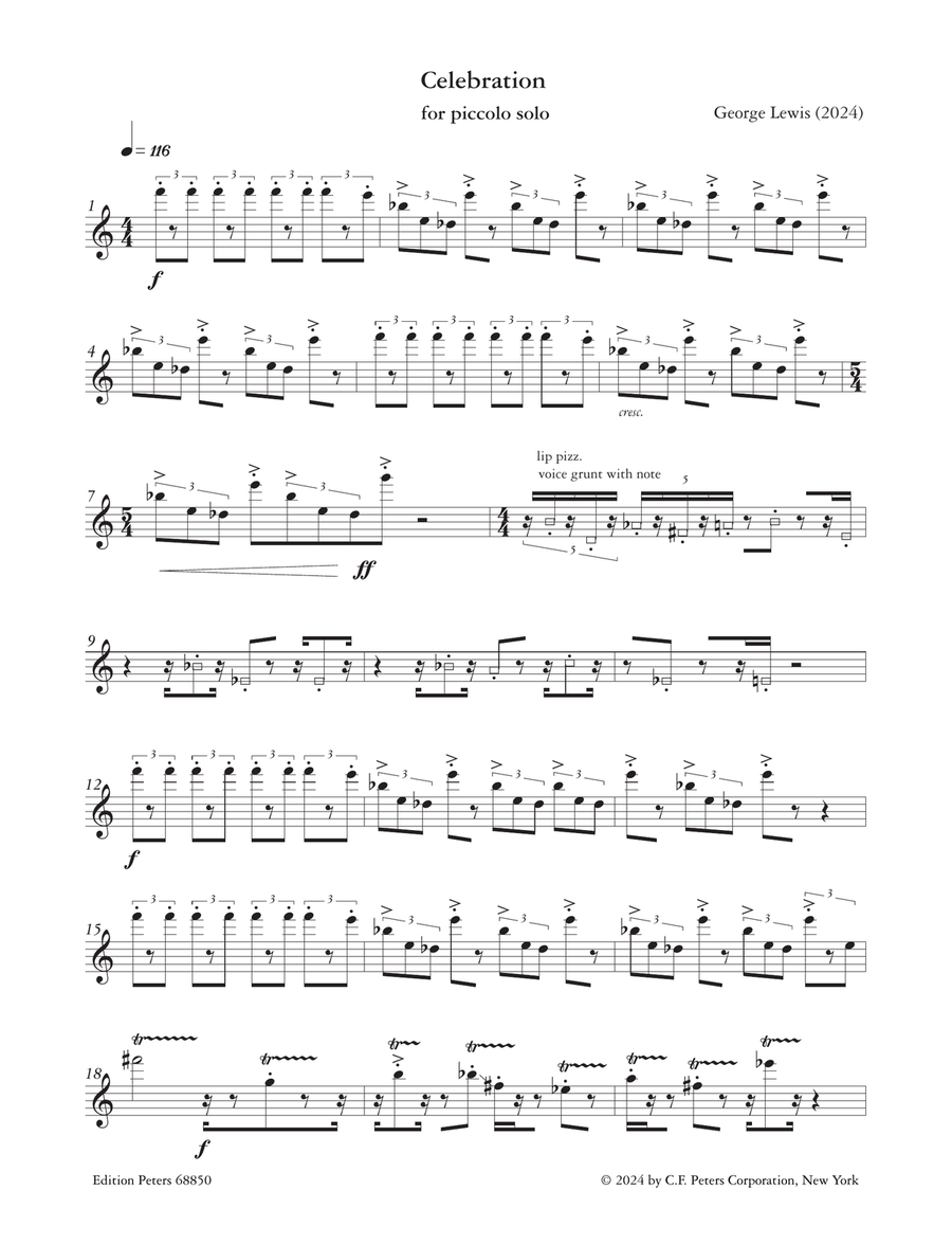 Celebration Celebration Piccolo scores gallery preview page 4