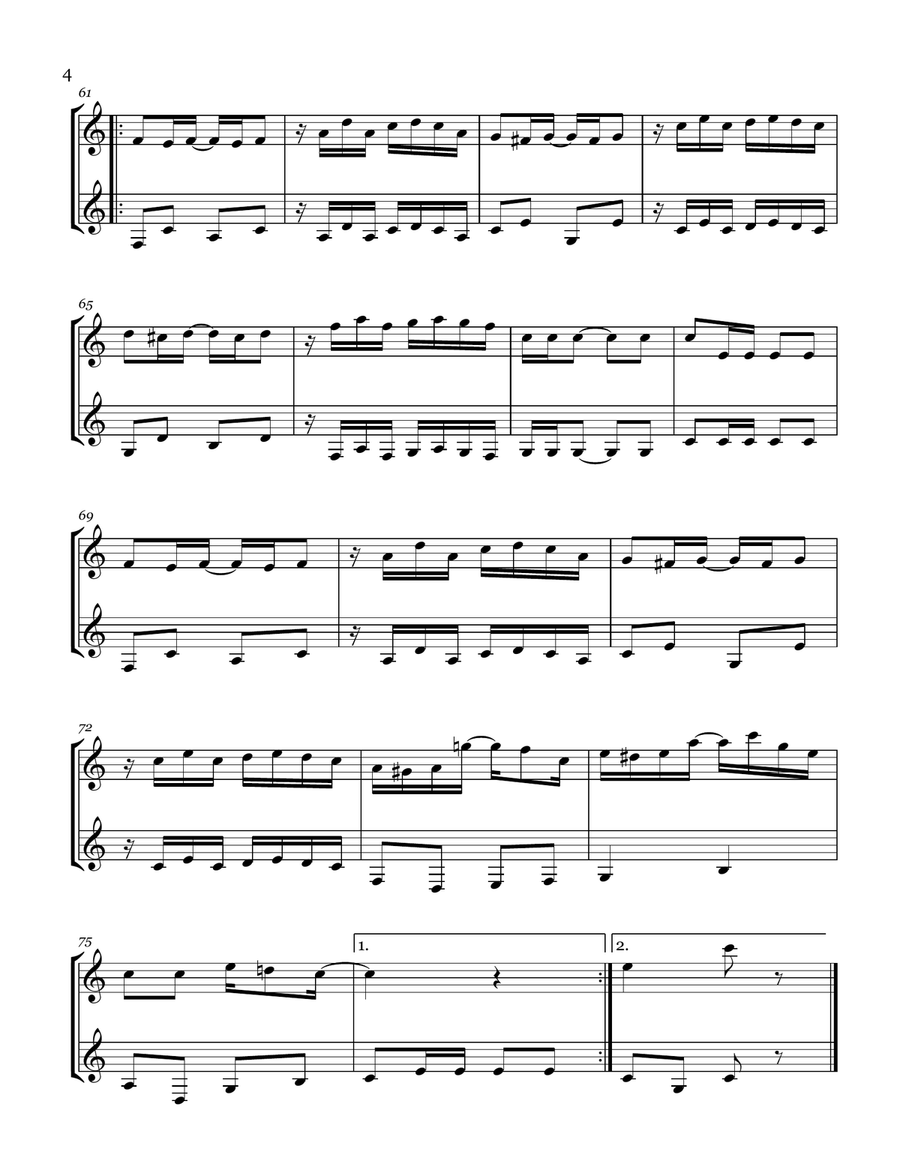The Entertainer The Entertainer Woodwind Duet scores gallery preview page 4