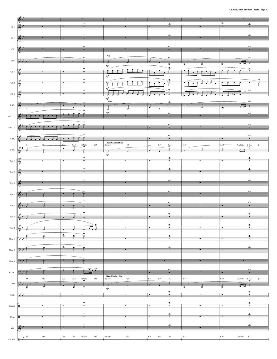 A Ruth Lyons Christmas A Ruth Lyons Christmas Concert Band scores gallery preview page 2
