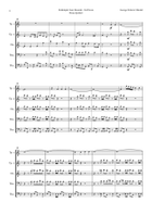 Hallelujah by Friedrich Händel for Brass Quintet Brass Quintet scores gallery preview page 4
