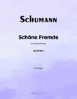 Schöne Fremde, by Schumann, Op.39 No.6, in B Major