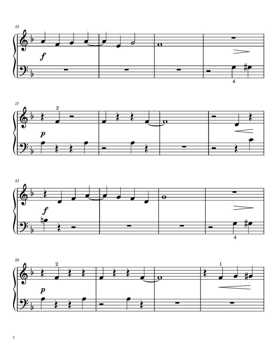 The Entertainer [Beginner] Easy Piano scores gallery preview page 2