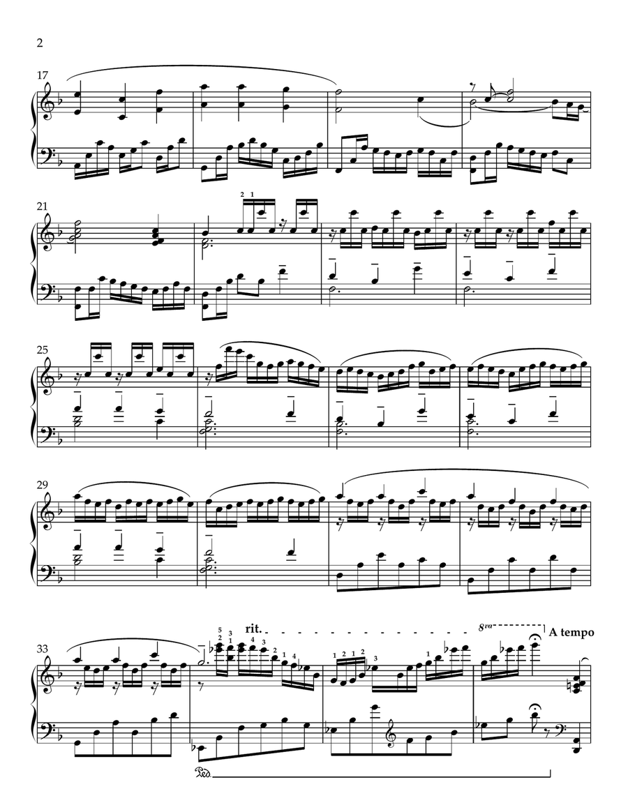 Immortal, Invisible, God Only Wise Piano Solo scores gallery preview page 2