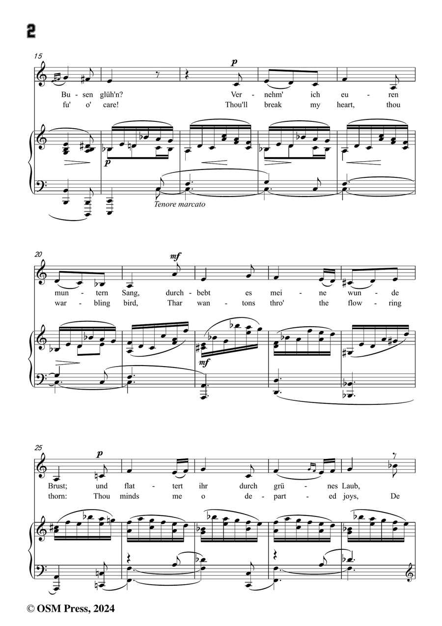 R. Franz-Ihr Hugel dort am schonen Doon,in a minor Piano, Vocal scores gallery preview page 4