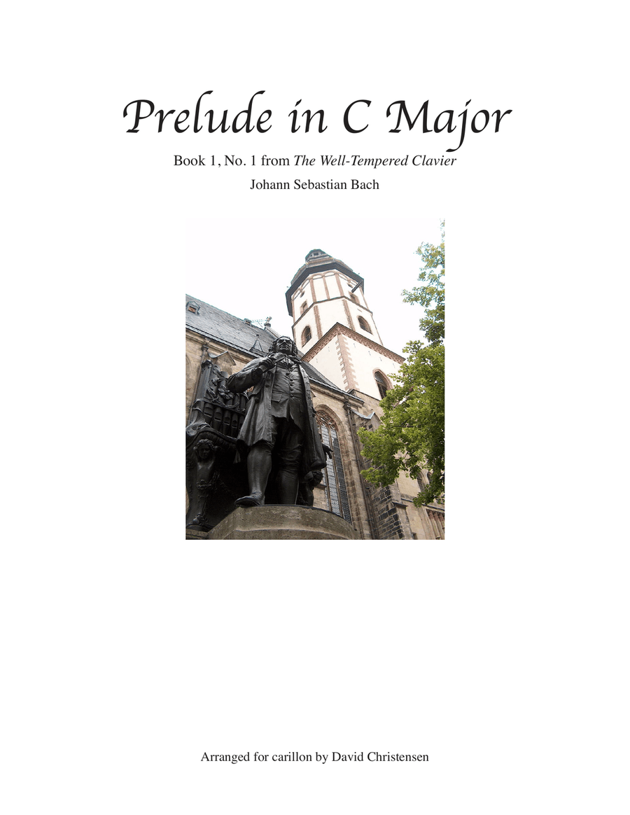 Prelude in C Major from The Well-Tempered Clavier Carillon scores gallery preview page 1