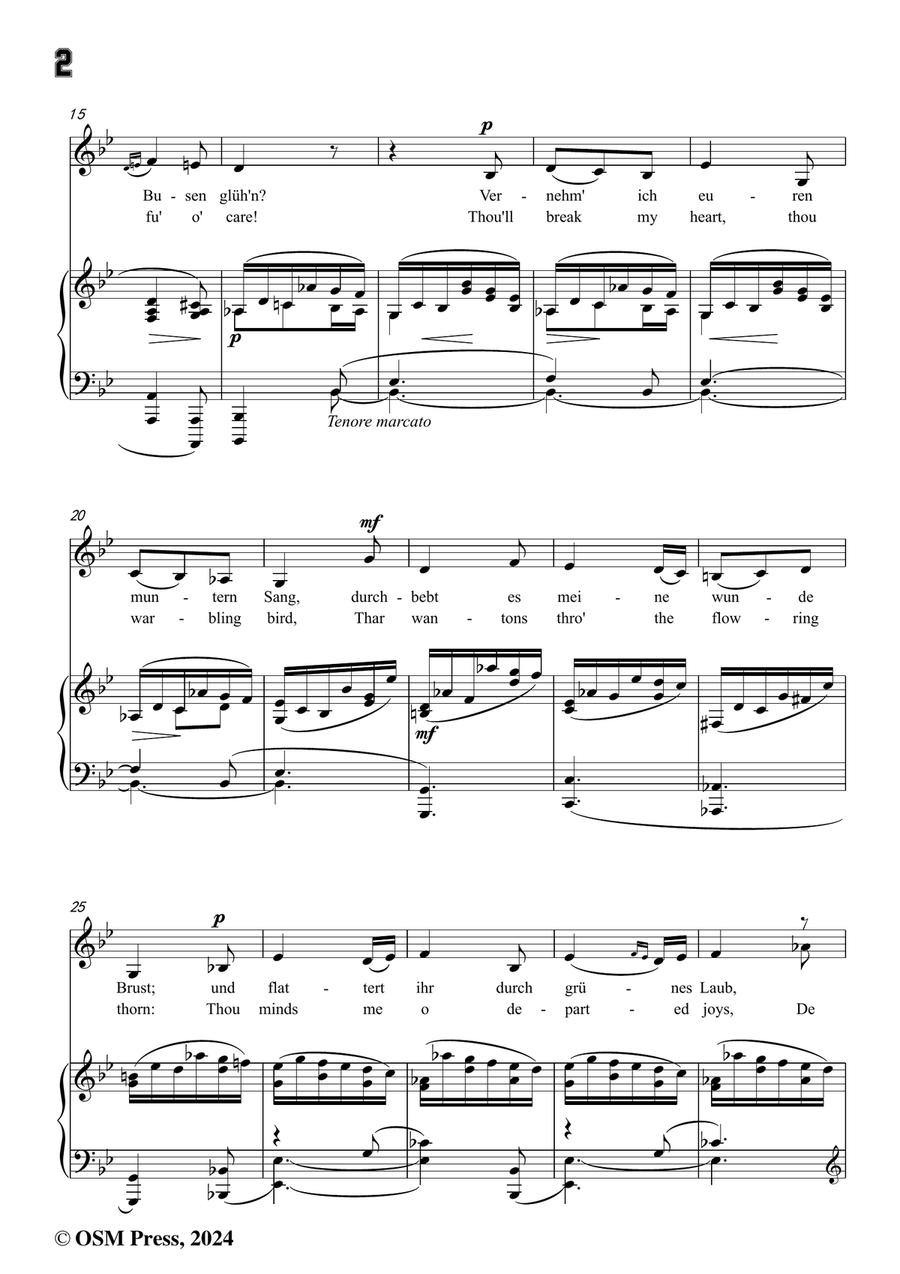 R. Franz-Ihr Hugel dort am schonen Doon,in g minor Piano, Vocal scores gallery preview page 4
