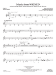 Music from Wicked (arr. Michael Sweeney) - Pt.5 - Bb Bass Clarinet