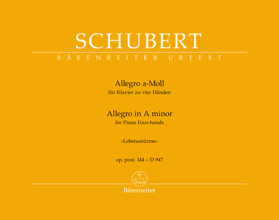 Allegro for Piano Four-hands in A minor, op. post. 144 D 947 