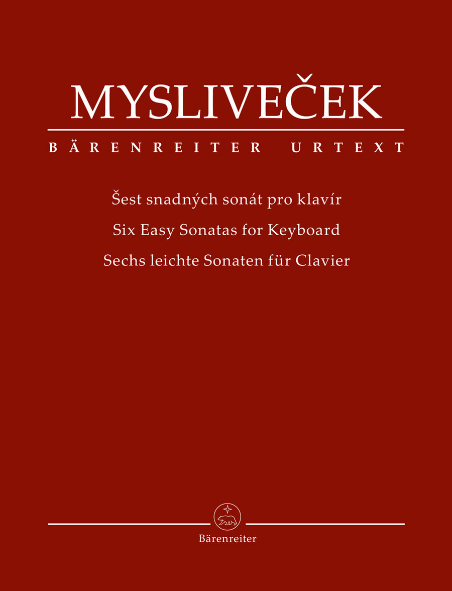 Six Easy Sonatas for Keyboard Piano Solo scores gallery preview page 1