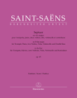 Septuor for Trumpet, Piano, two Violins, Viola, Violoncello and Double Bass in E-flat major, op. 65