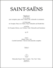 Septuor for Trumpet, Piano, two Violins, Viola, Violoncello and Double Bass in E-flat major, op. 65
