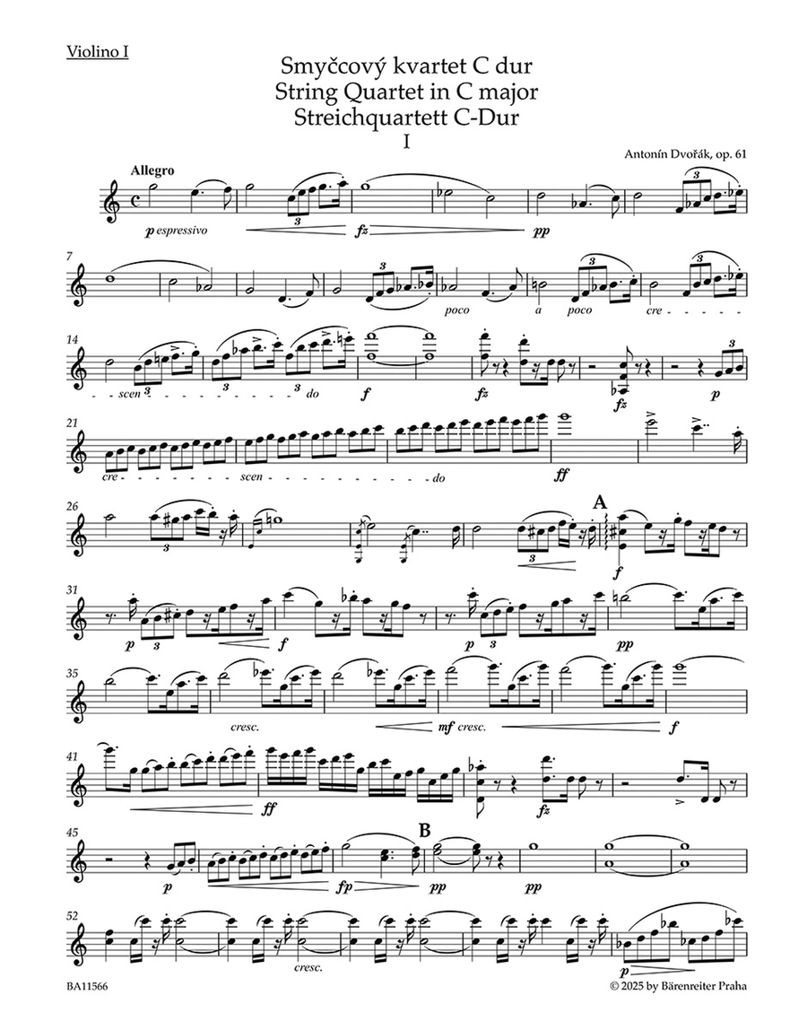 String Quartet no. 11 in C major, op. 61 String Quartet scores gallery preview page 2
