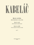Ballad for Violin and Piano, op. 27
