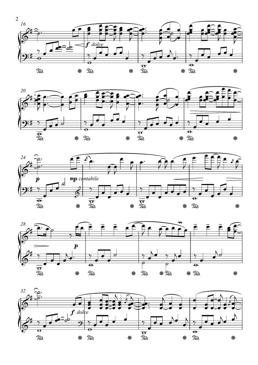 A Minute of Positivity A Minute of Positivity Piano Solo scores gallery preview page 2