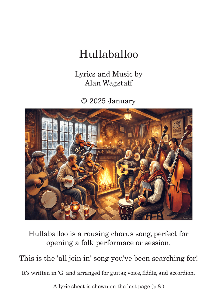 Hullaballoo - Score Only Small Ensemble scores gallery preview page 1