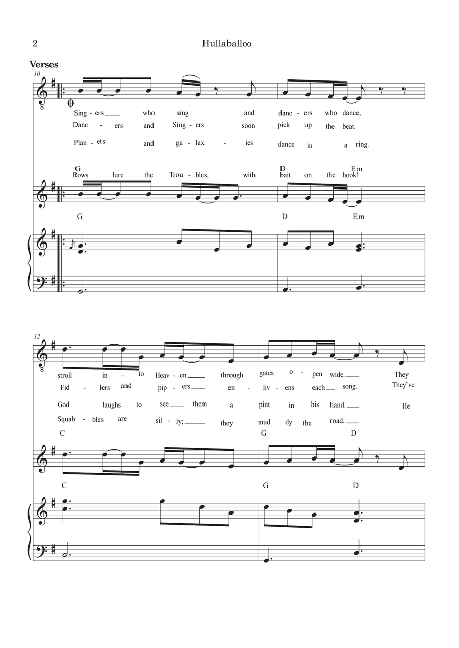Hullaballoo - Score Only Small Ensemble scores gallery preview page 3