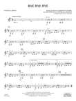 Bye Bye Bye (arr. Johnnie Vinson) - Bb Bass Clarinet