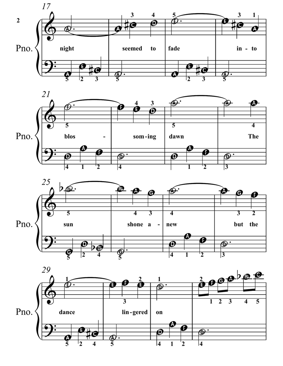 Anniversary Song Anniversary Song Piano Method scores gallery preview page 2