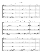 Jesus Loves Me Brass Quartet scores gallery preview page 5