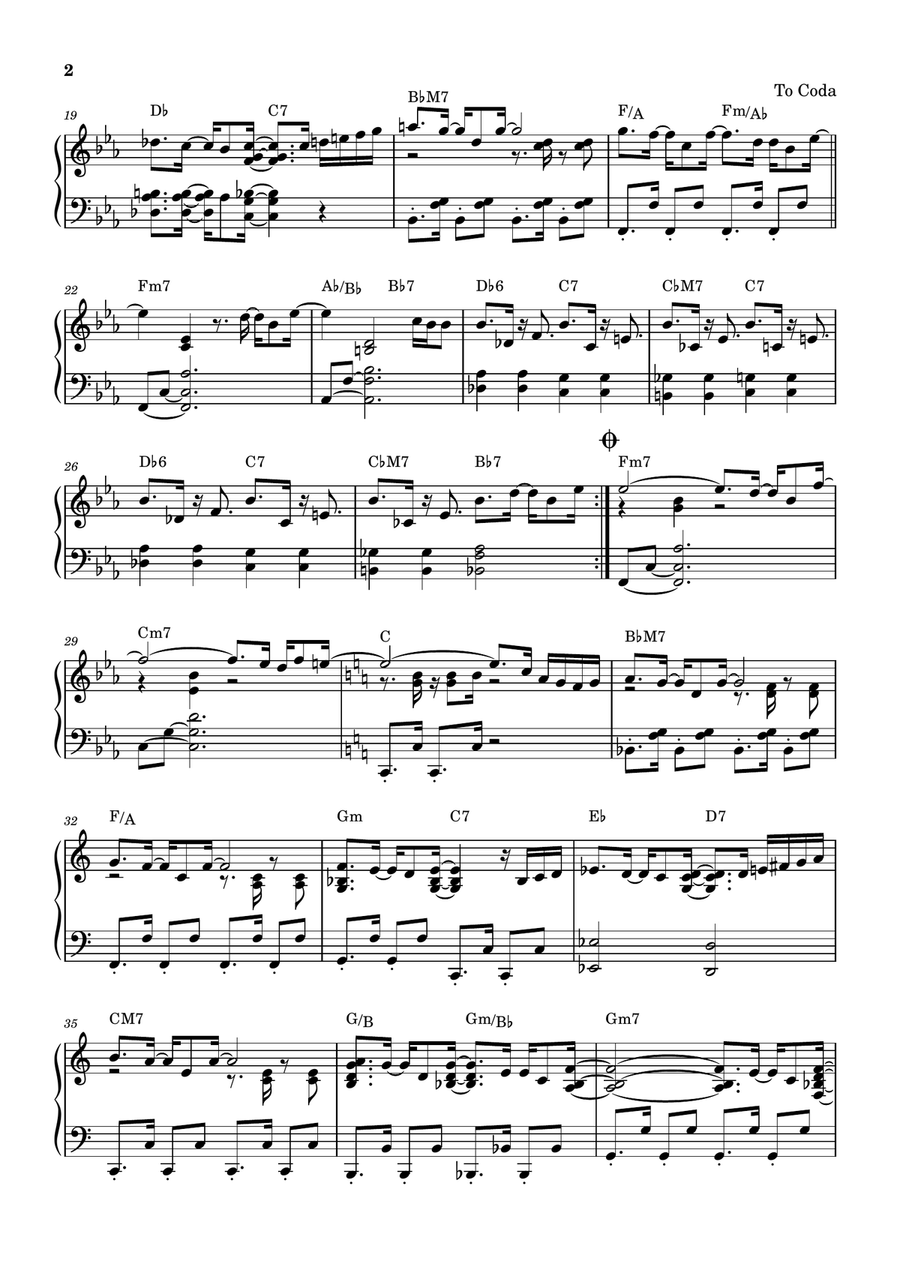 Overjoyed Overjoyed Piano Solo scores gallery preview page 2