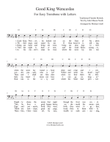 Good King Wenceslas for Trombone