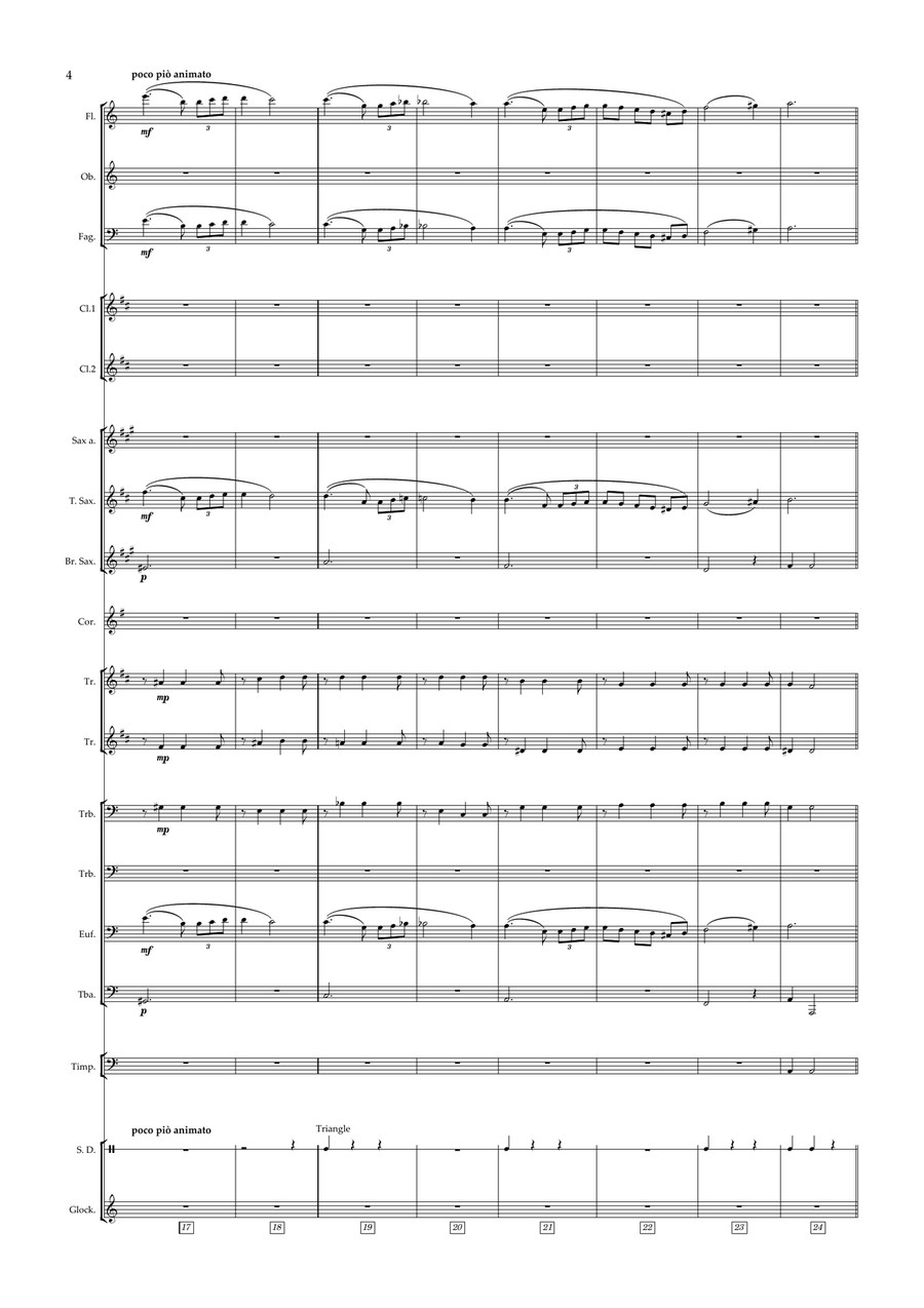 Suite for Dora - Complete Concert Band scores gallery preview page 5