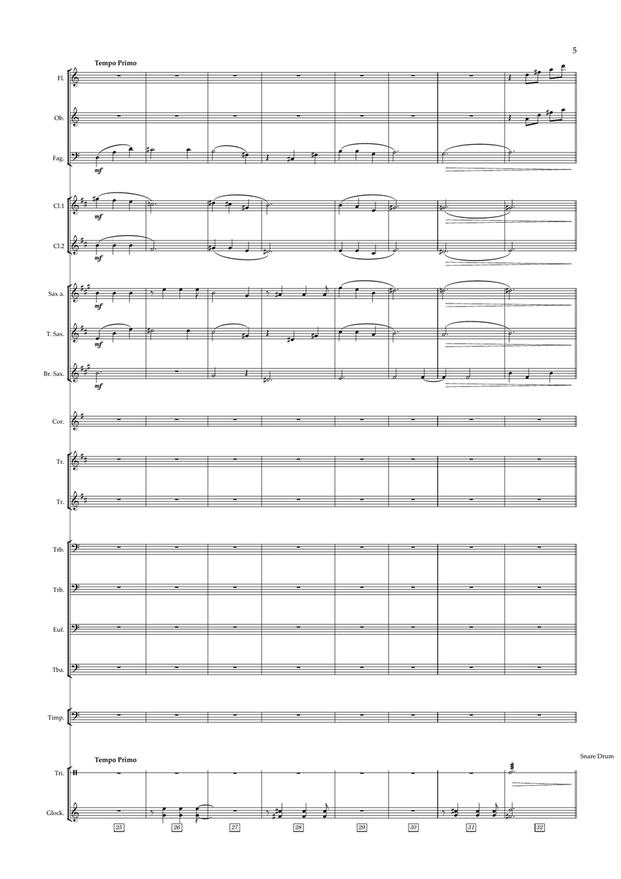Suite for Dora - Complete Concert Band scores gallery preview page 6