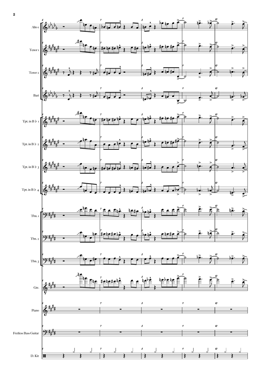 Liberty City Jazz Ensemble scores gallery preview page 2