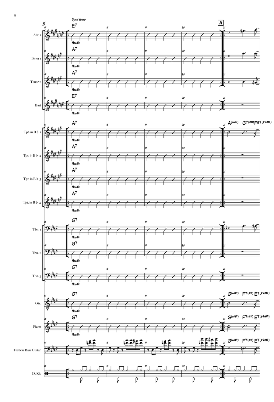 Liberty City Jazz Ensemble scores gallery preview page 4