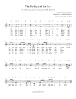 The Holly and the Ivy for Trumpet