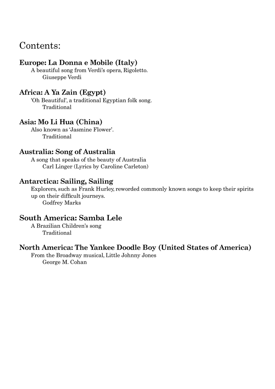 Around The World In Seven Ditties String Quartet scores gallery preview page 2