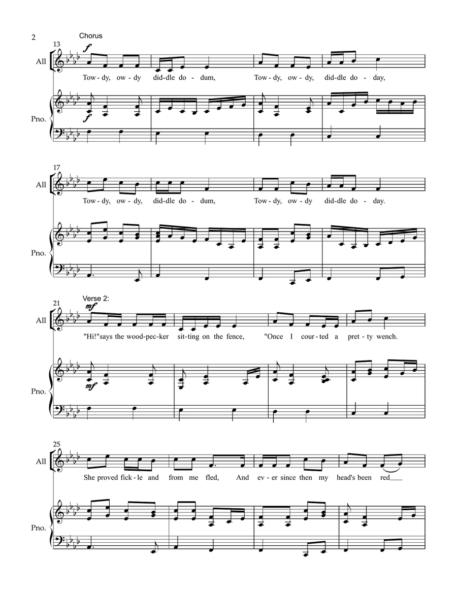 Bird's Courting Song SA scores gallery preview page 2