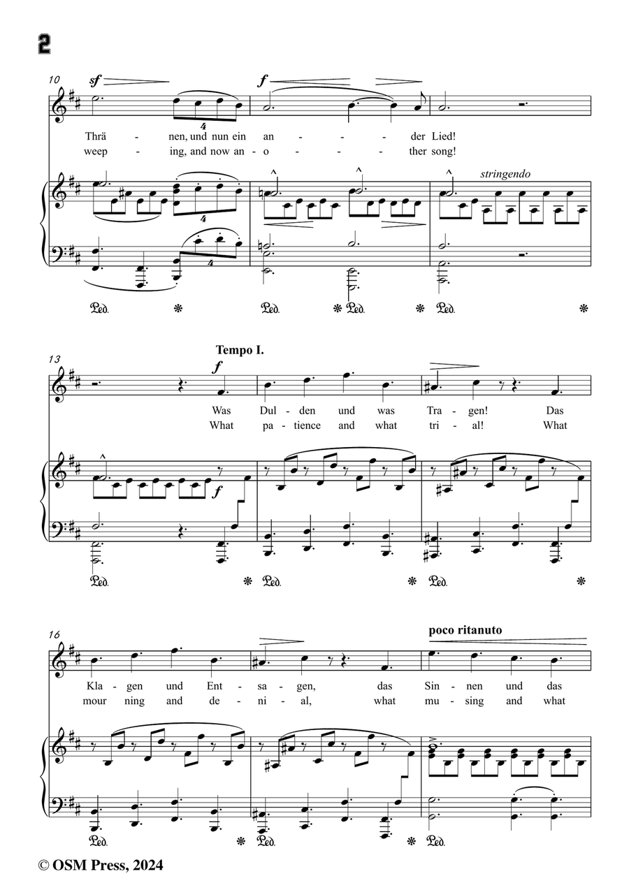R. Franz-Genesung,in b minor Piano, Vocal scores gallery preview page 4