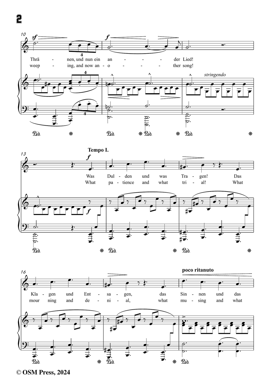 R. Franz-Genesung,in a minor Piano, Vocal scores gallery preview page 4