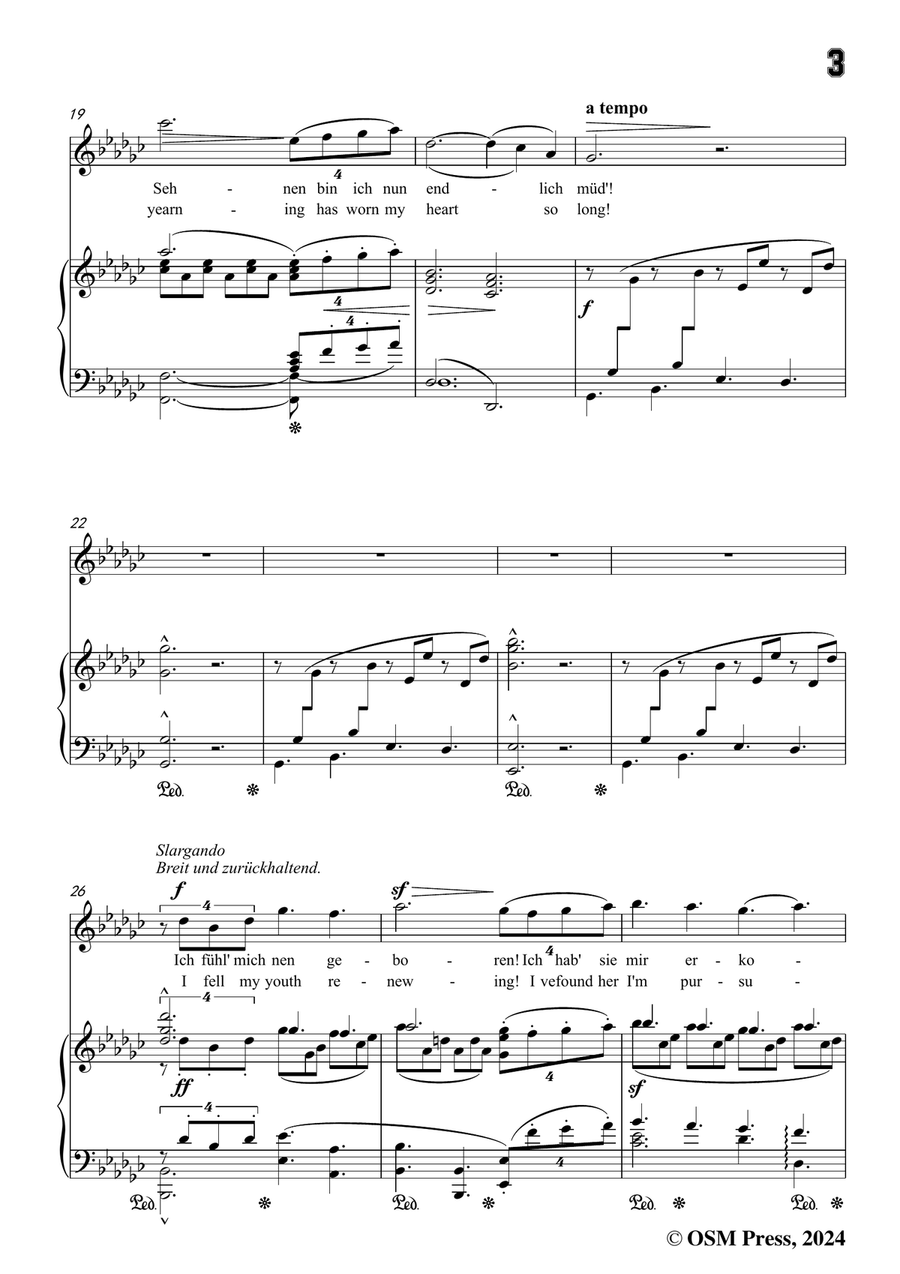 R. Franz-Genesung,in e flat minor Piano, Vocal scores gallery preview page 5