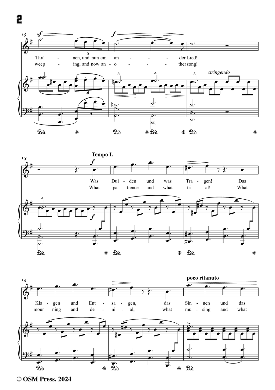 R. Franz-Genesung,in e minor Piano, Vocal scores gallery preview page 4