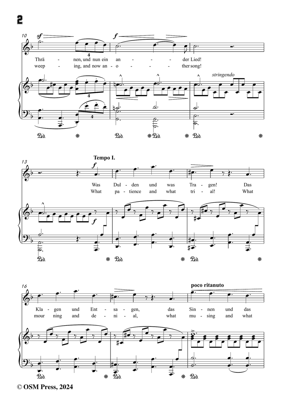 R. Franz-Genesung,in d minor Piano, Vocal scores gallery preview page 4