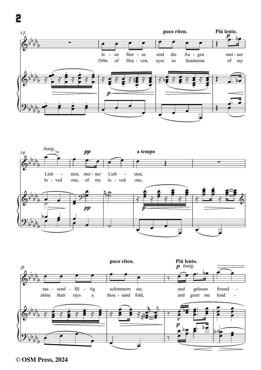 R. Franz-Auf dem Meere,in b flat minor Piano, Vocal scores gallery preview page 4