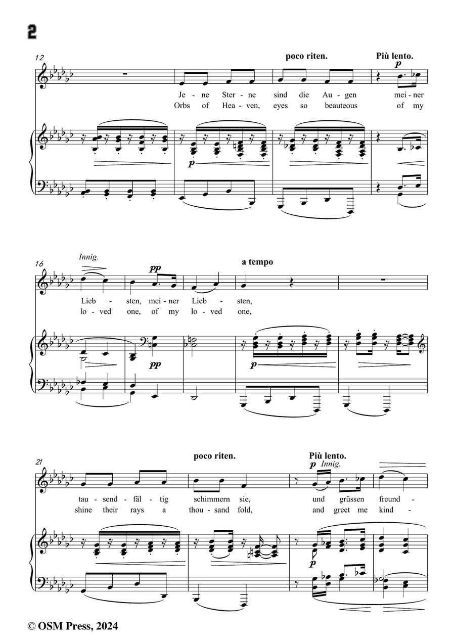 R. Franz-Auf dem Meere,in e flat minor Piano, Vocal scores gallery preview page 4