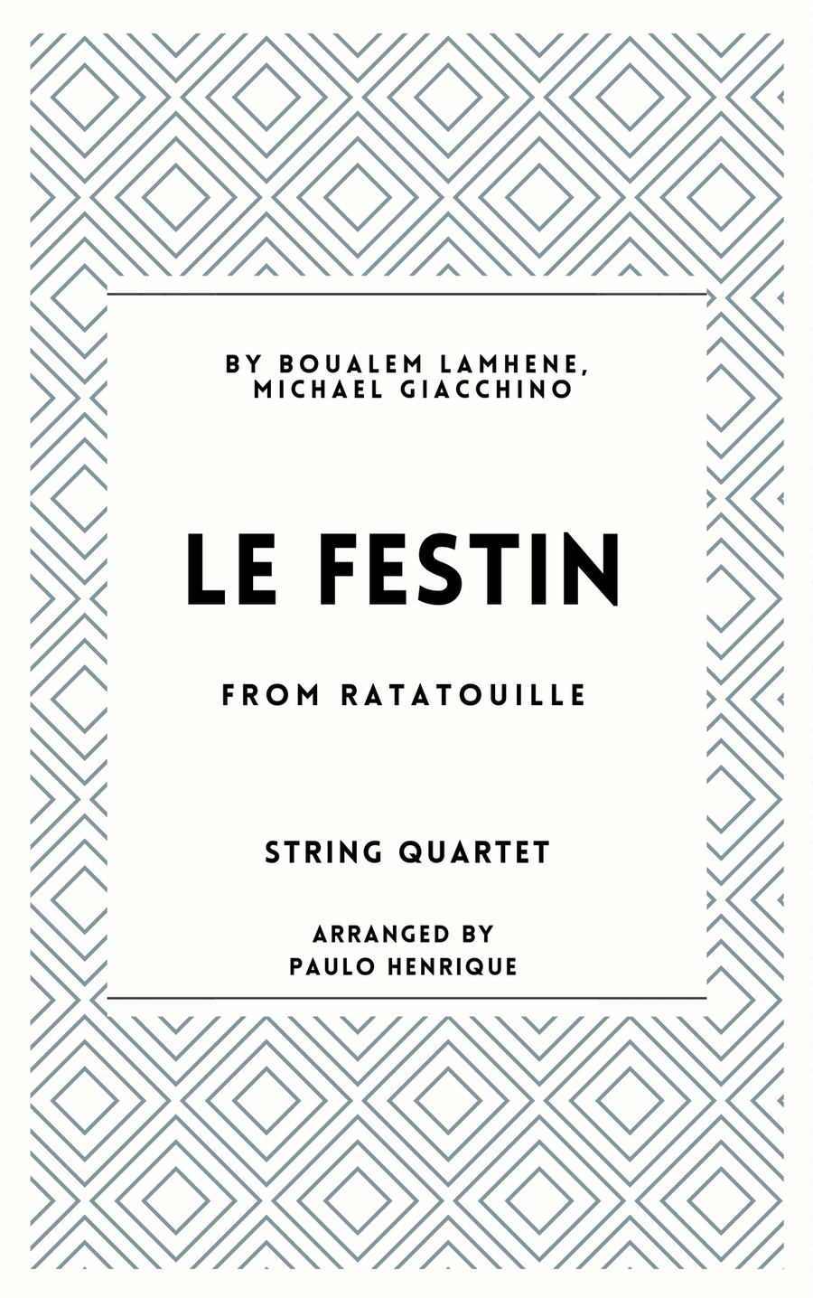 Le Festin Le Festin String Quartet scores gallery preview page 1