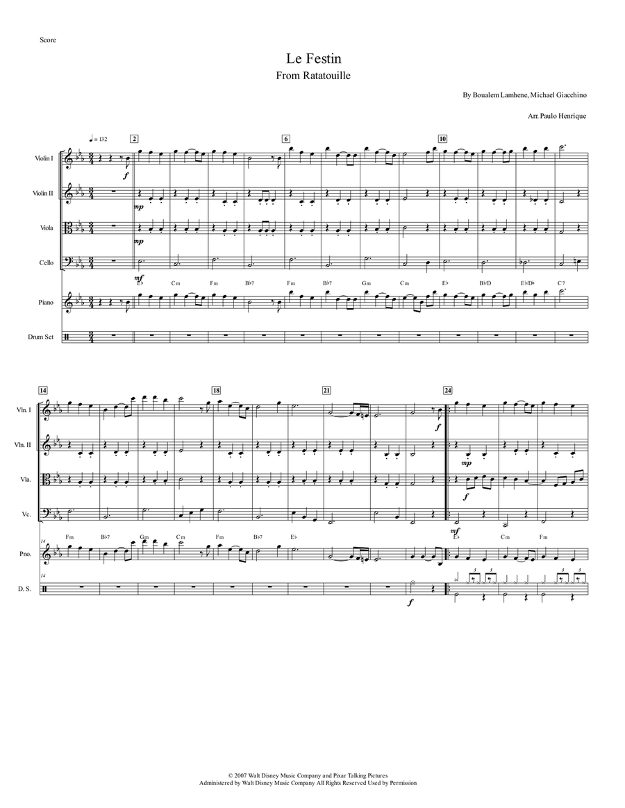 Le Festin Le Festin String Quartet scores gallery preview page 2