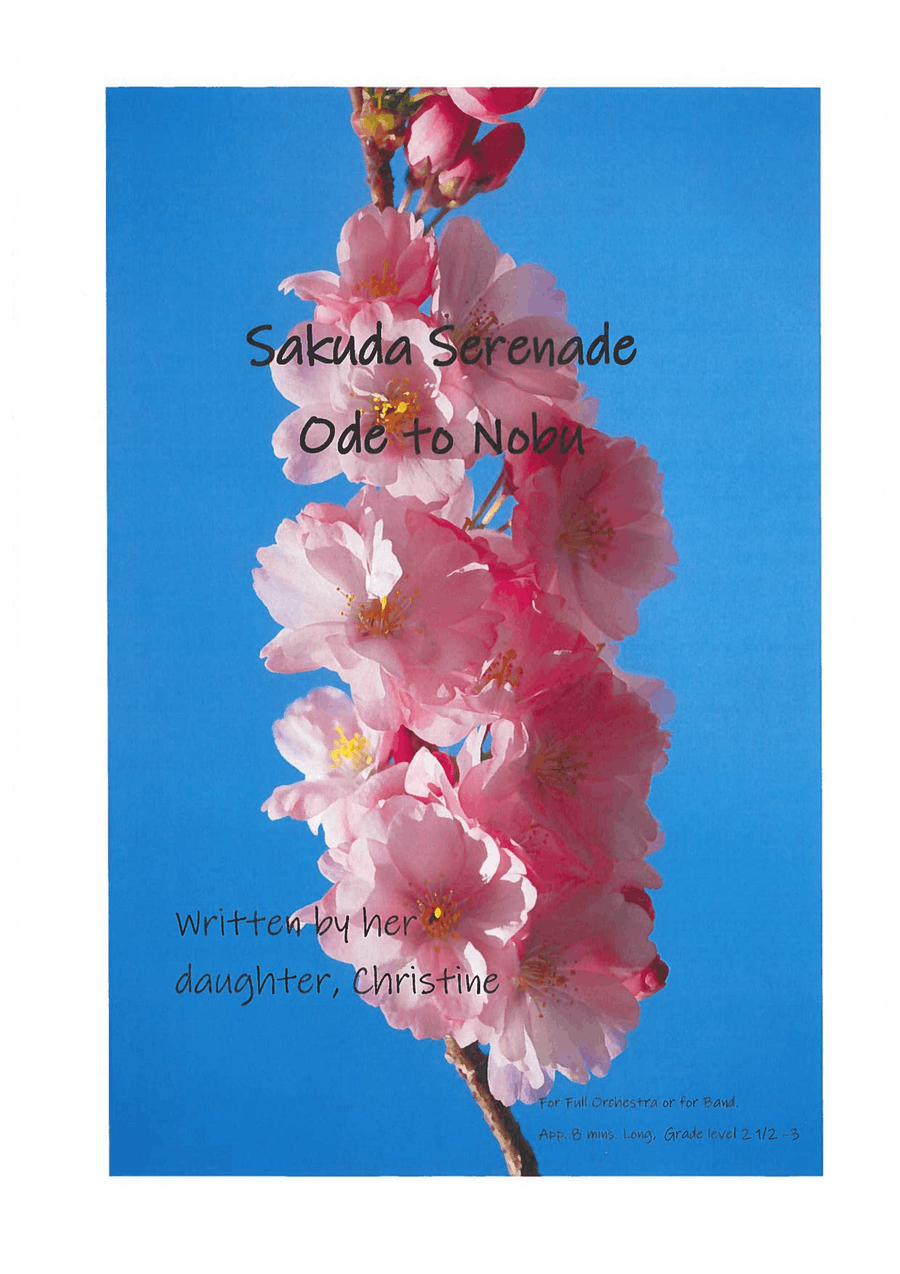 Sakuda Serenade Ode to Nobu Full Orchestra scores gallery preview page 1