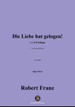 R. Franz-Die Liebe hat gelogen!,in c minor