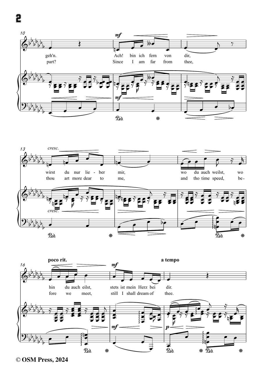 R. Franz-Was pocht mein Herz so sehr,in a flat minor Piano, Vocal scores gallery preview page 4