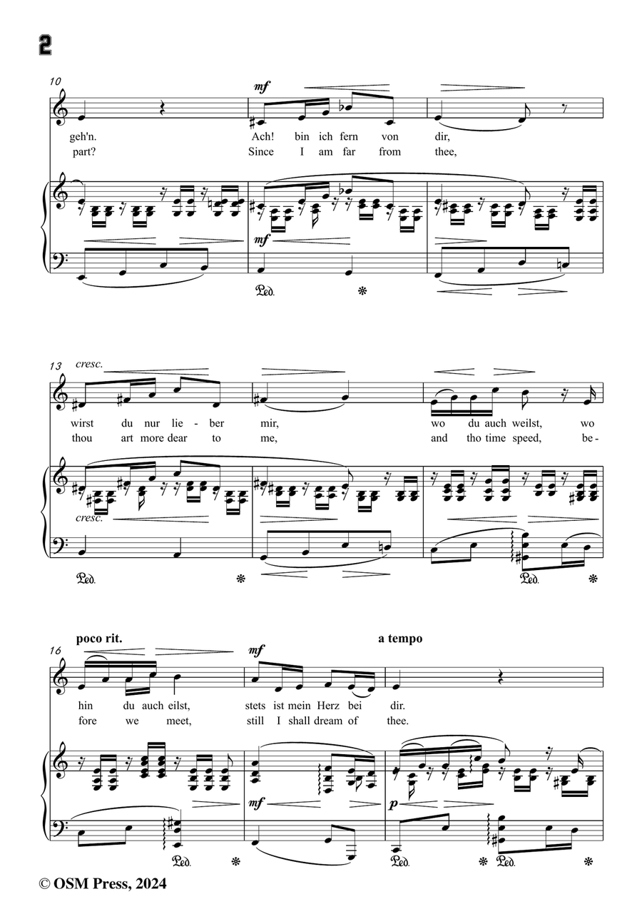 R. Franz-Was pocht mein Herz so sehr,in a minor Piano, Vocal scores gallery preview page 4