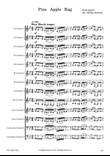 Pine Apple Rag for Clarinet Choir