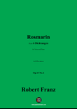 R. Franz-Rosmarin,in b flat minor