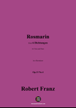 R. Franz-Rosmarin,in e flat minor